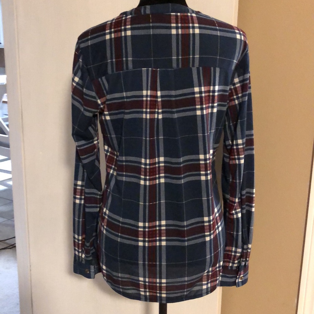Rue21 size Small plaid long sleeve Top - Picture 3 of 6